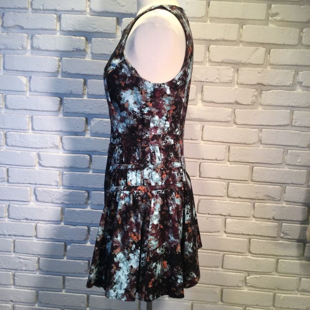 Bcbgeneration Brulee Multi Front Zip Mini Dress 8 - image 4